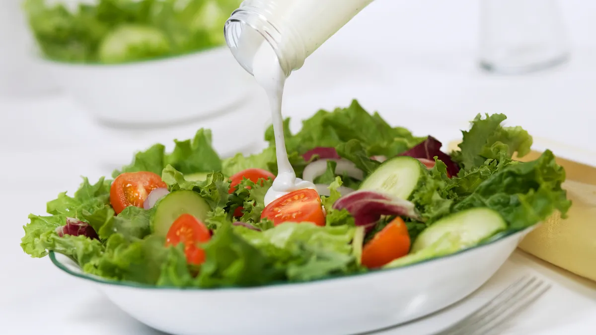 Ingredion salad dressing. We are allowed to use this photo for stories in the future