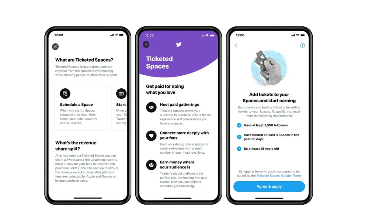 Twitter ticketed Spaces
