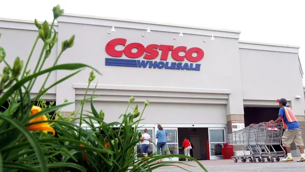 Exterior of a Costco store