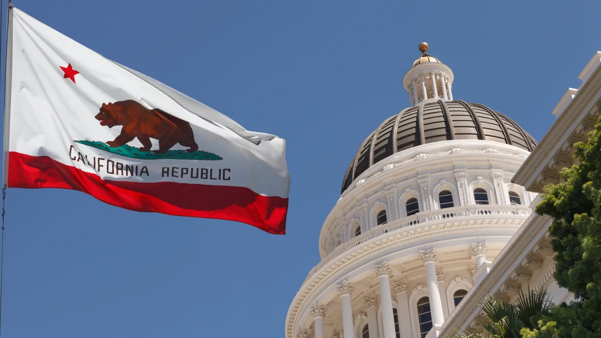 Sacramento, California, outside the capitol building