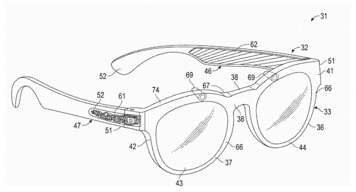 Snapchat AR glasses patent