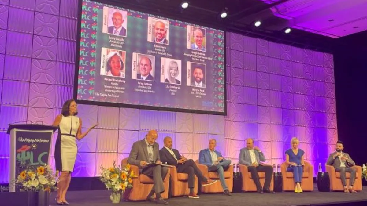 Hospitality industry leaders gave their industry outlooks and perspectives at The Lodging Conference at the JW Marriott Phoenix Desert Ridge Resort & Spa on Wednesday, Oct. 9, 2024