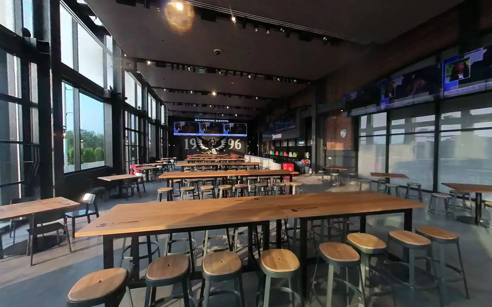 Renovations complete at The Gatehouse, a two-level sports bar, at M&amp;T Bank Stadium in Baltimore.