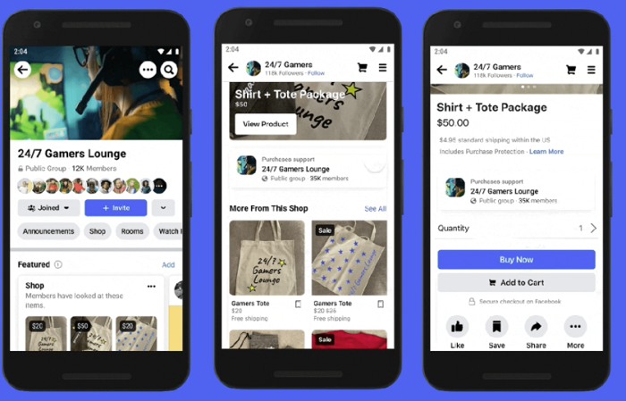 Facebook Shops in Groups