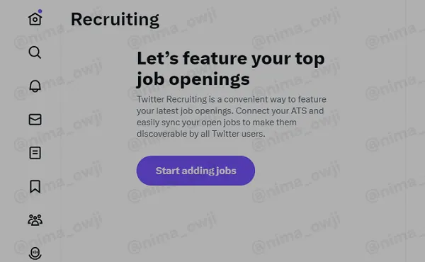 Twitter Recruiting experiment