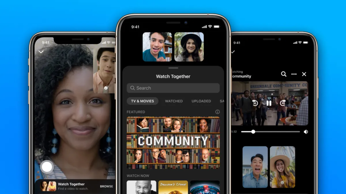 Facebook Messenger lets people watch videos together