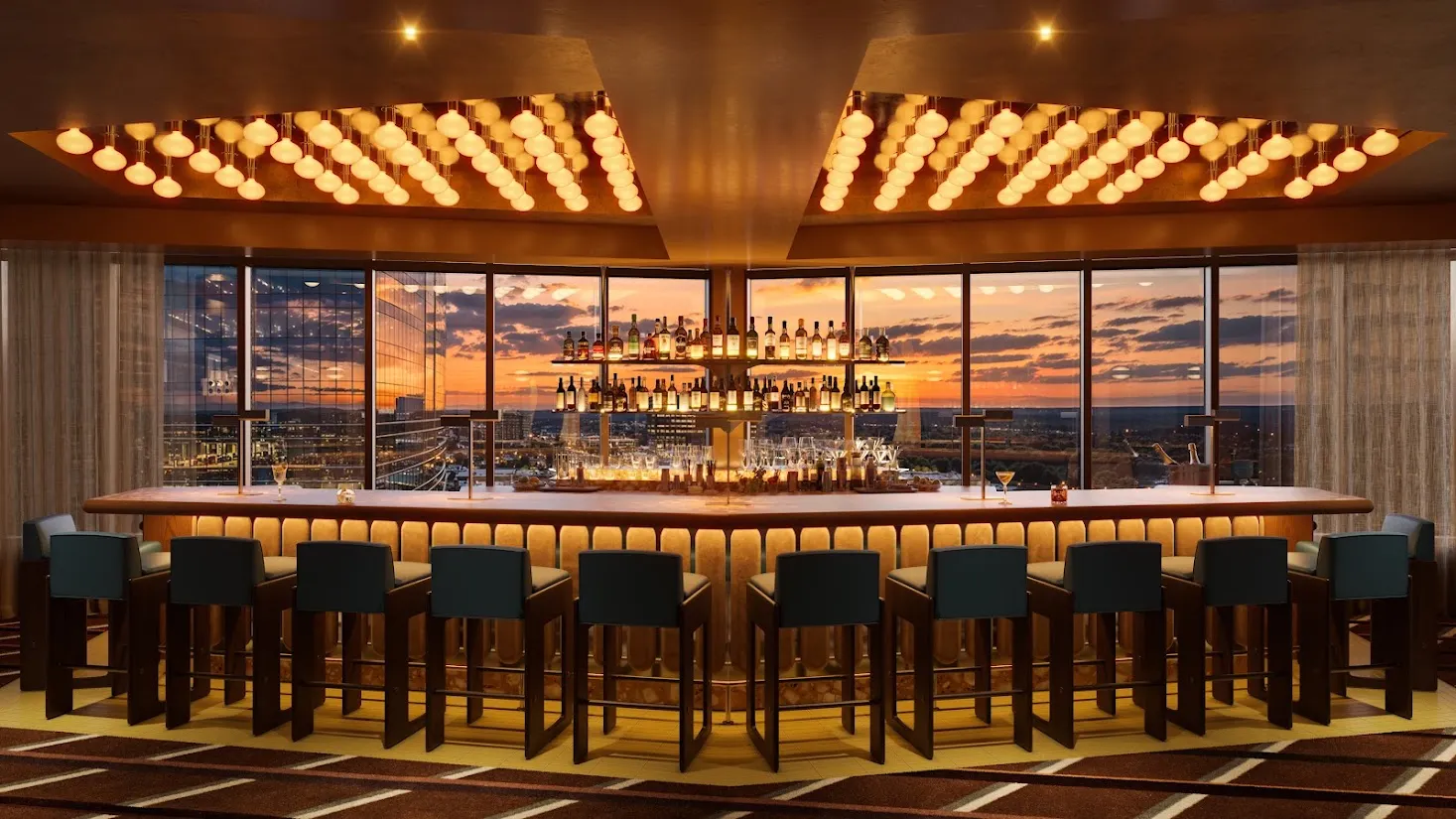 A image of the bar and lounge at Hotel Indigo Raleigh