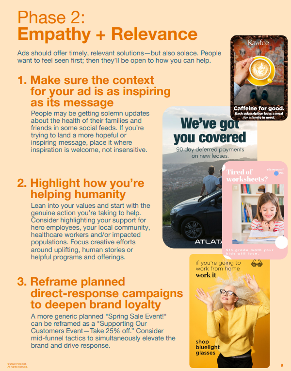 Pinterest COVID-19 guide