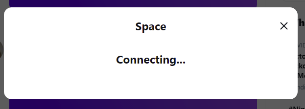Twitter Spaces on web