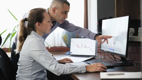 Businesspeople working in the office