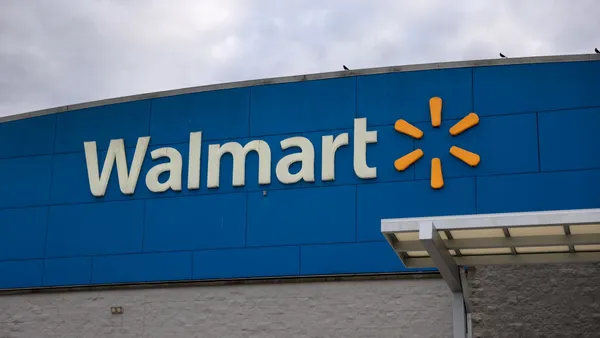 Store signage shown outside a large retail store