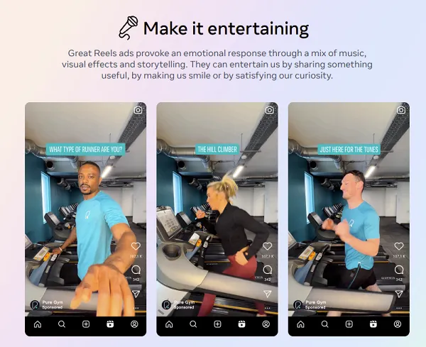 Meta Reels manual