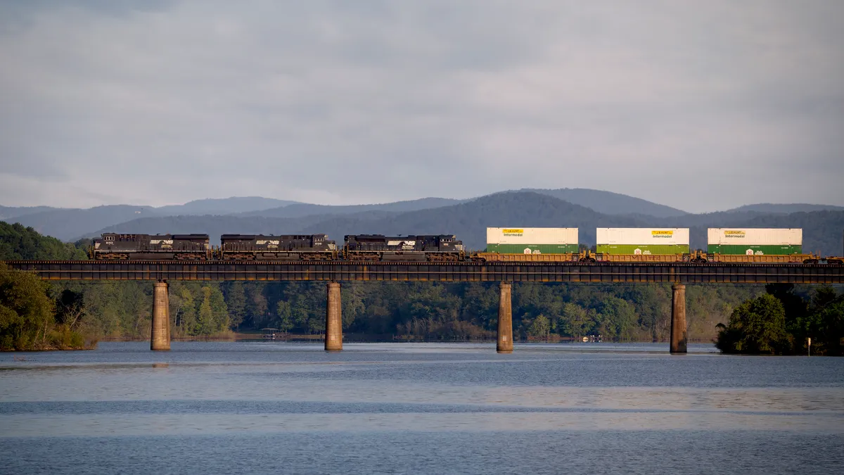 Norfolk Southern intermodal J.B. Hunt Hub Group