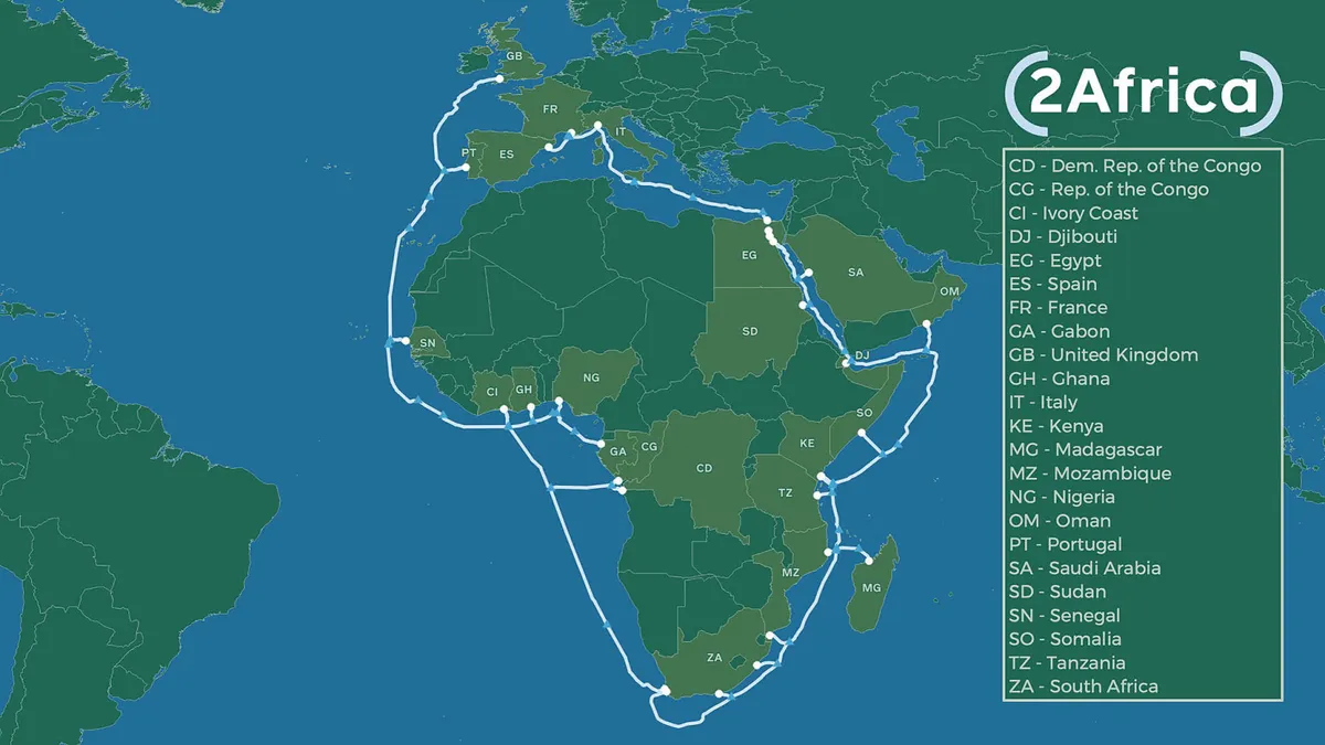 Facebook Africa Sea Cable