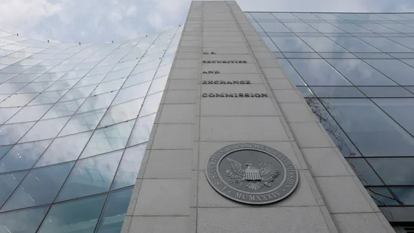 The Securities and Exchange Commission headquarters is seen on April 25, 2025 in Washington, DC. SEC held a roundtable with the SEC's Crypto Task Force that was titled “Know Your Custodian: Key Considerations for Crypto Custody” in which they heard from officials working in Crypto. (Photo by Anna Moneymaker/Getty Images)