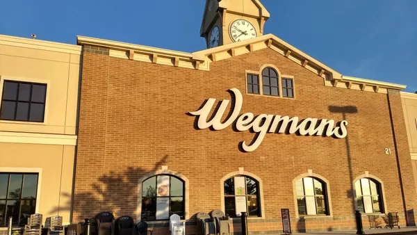 Exterior of Wegmans supermarket in Abingdon, Maryland