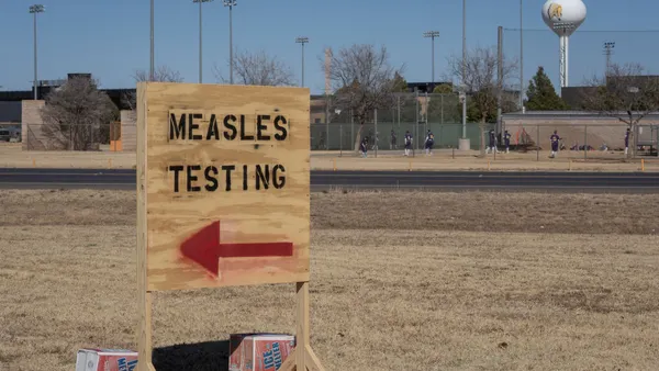 measles texas