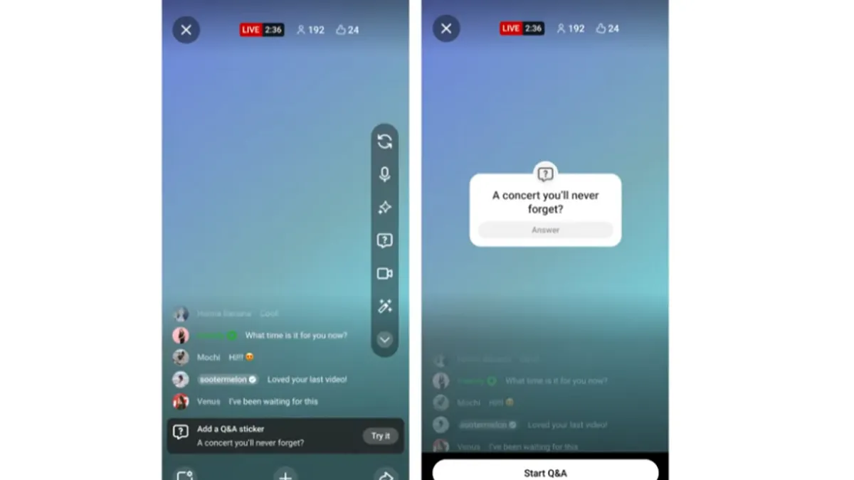 YouTube Live QA