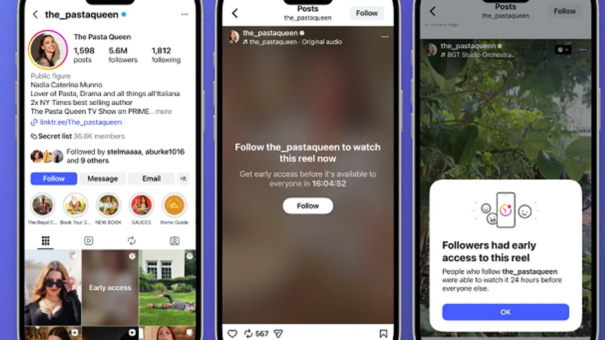 Instagram early access reels