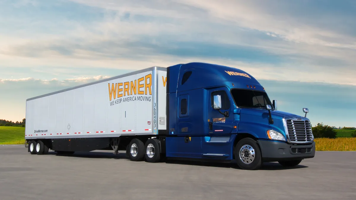 A werner truck