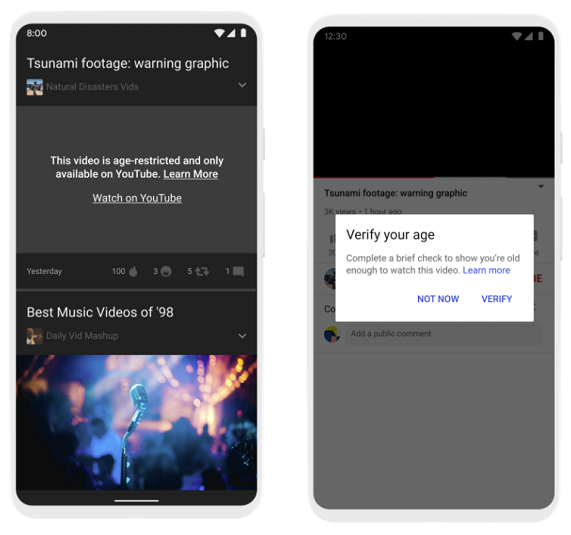 YouTube rule violations