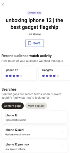 YouTube Watch Activity
