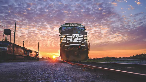 Norfolk Southern train Bellevue Yard Ohio