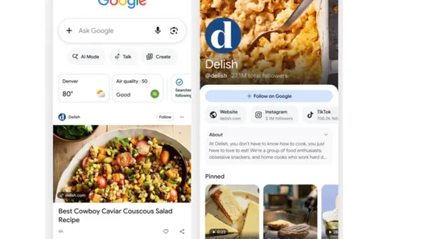 Google Search profiles