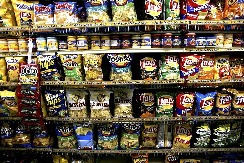 A snack aisle