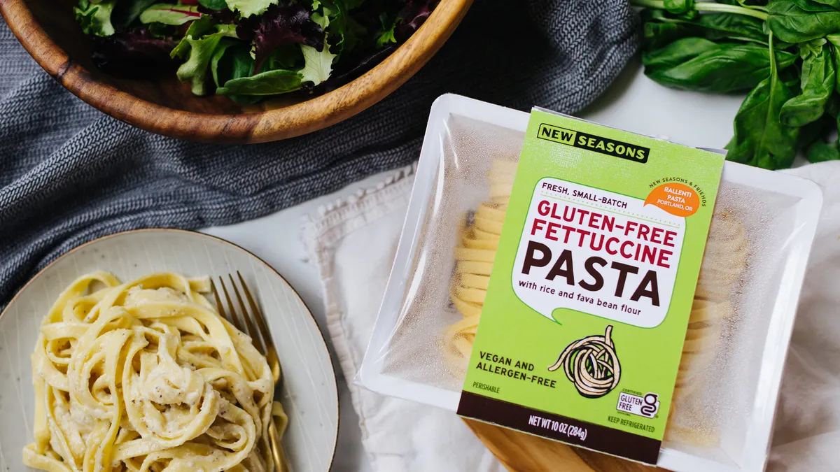 PaperSeal trays for New Seasons Market's private label fresh pasta