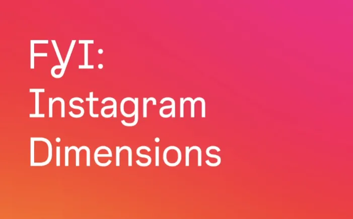 Instagram Image Dimensions for 2025 [Infographic]