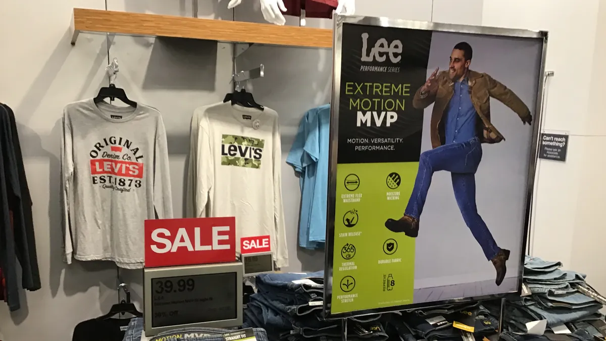 Lee jeans in Kohl's