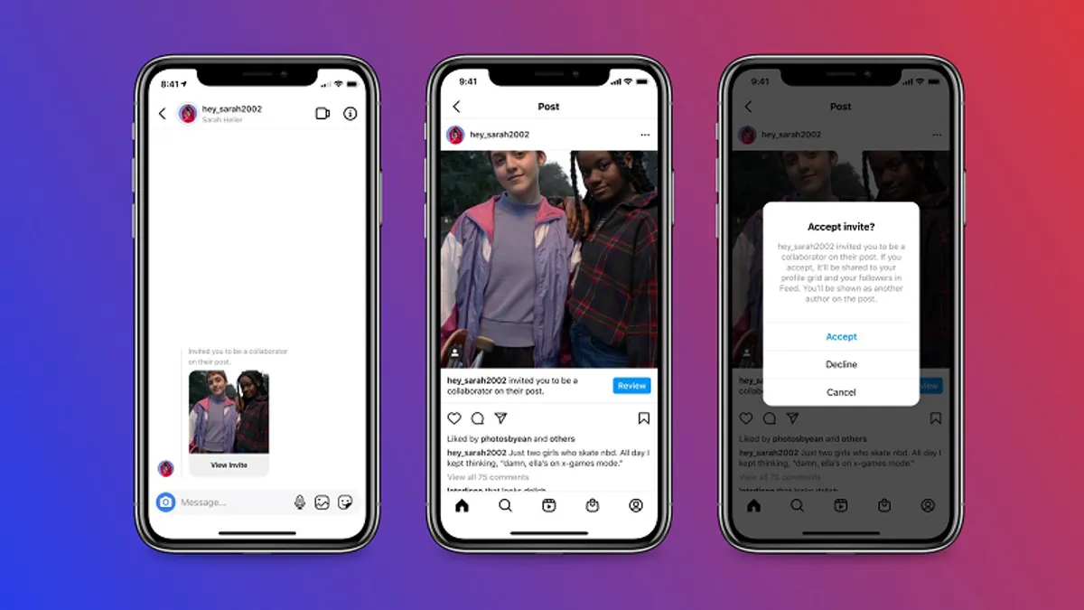 Instagram Collaborative posts