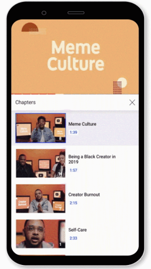 YouTube chapters