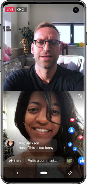 Facebook Live with guests