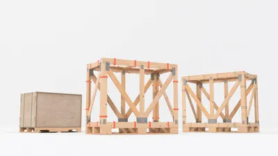 Three crate designs from UFP Packaging.