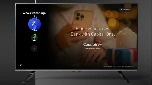 Mock-up of arrival ads on Peacock