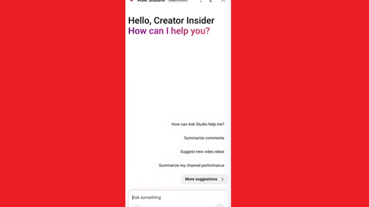 YouTube Ask Studio