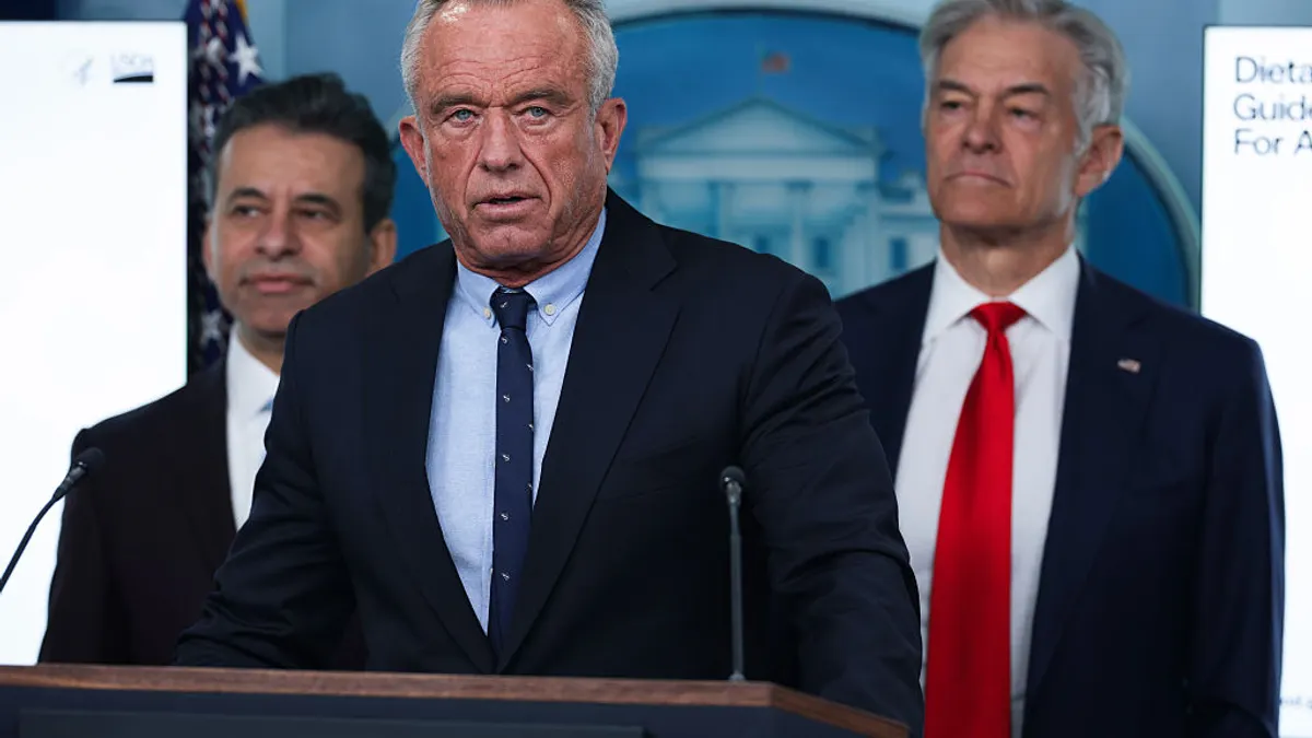 U.S. Secretary of Health and Human Services Robert F. Kennedy Jr. speaks