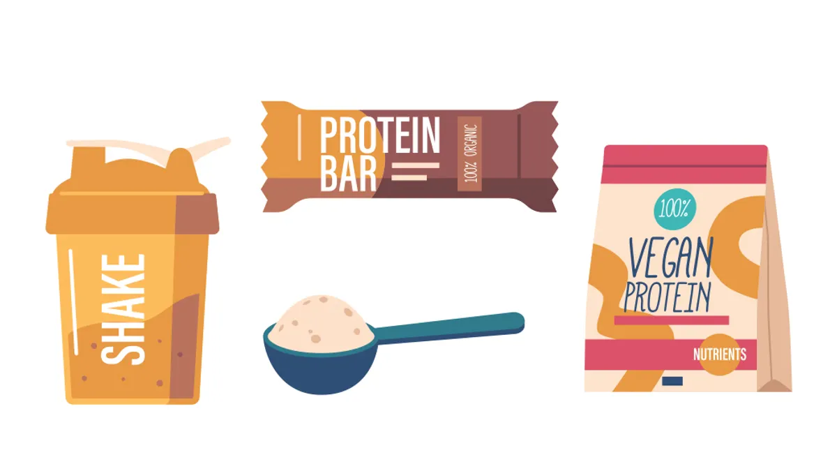 Illustrated protein snacks