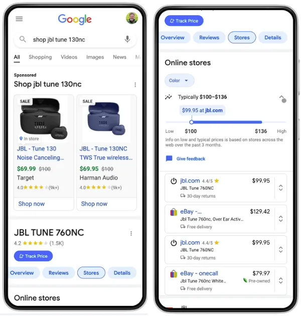 Google Shopping update
