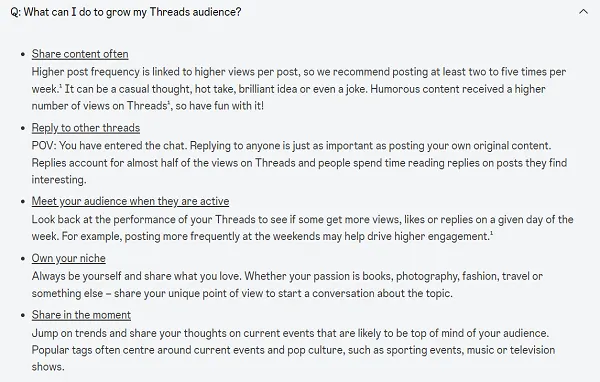 Threads education