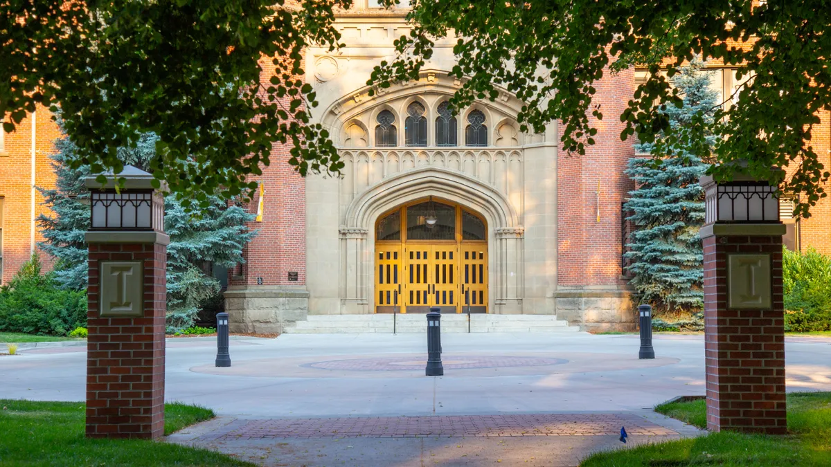 University of Idaho's campus