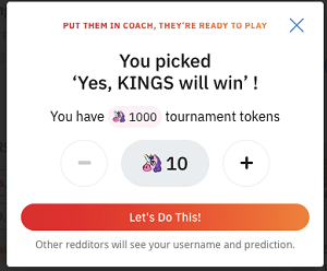 Reddit Predictions