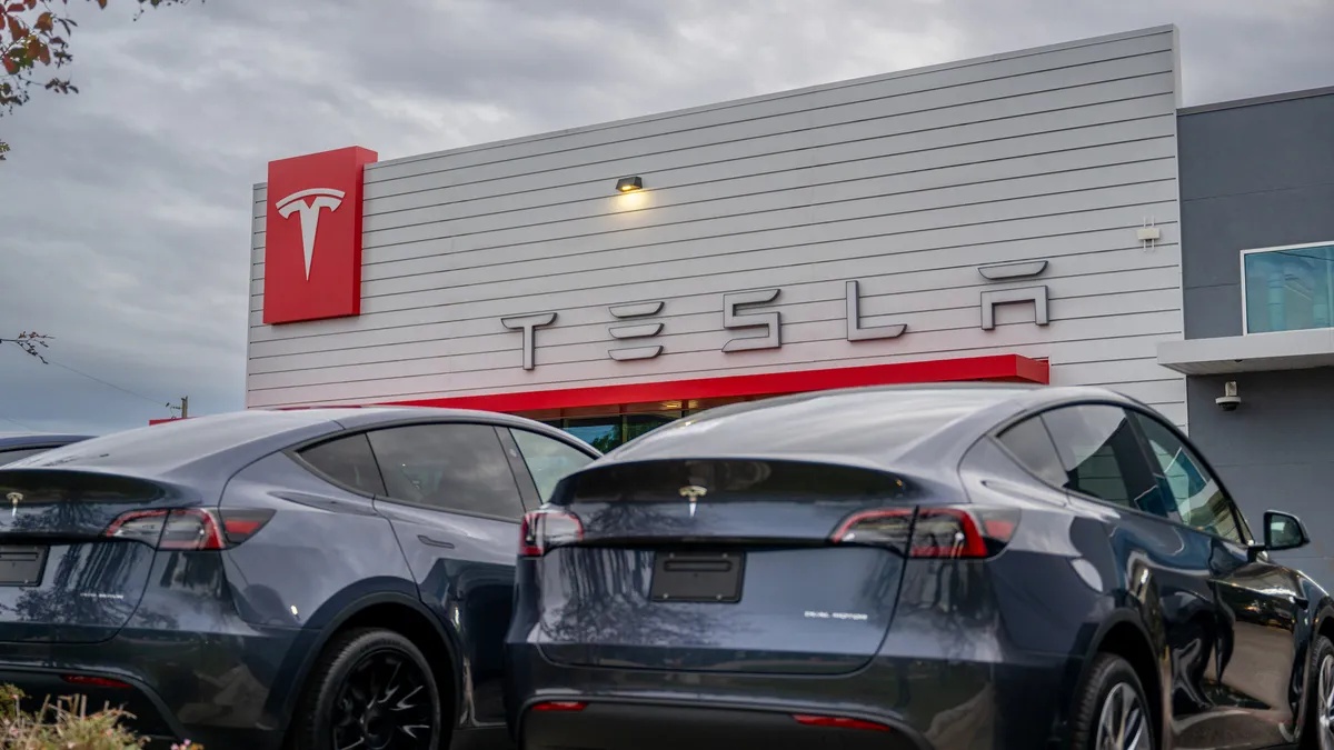 A Tesla dealership in Austin, Texas