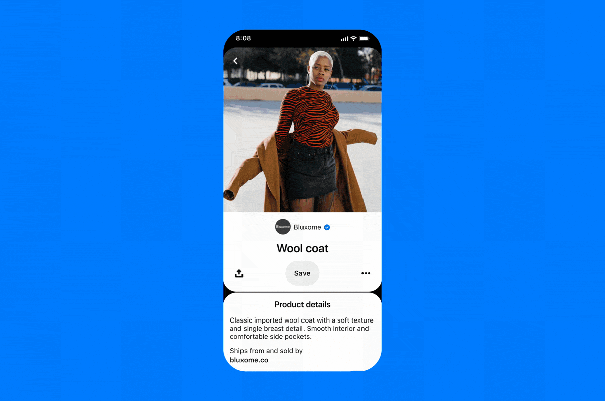 Pinterest Storefront profiles