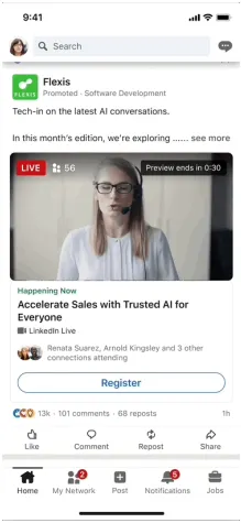 LinkedIn Live Event Ads