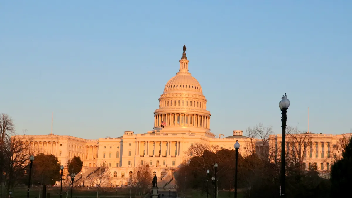 The United States Capitol in February 2020