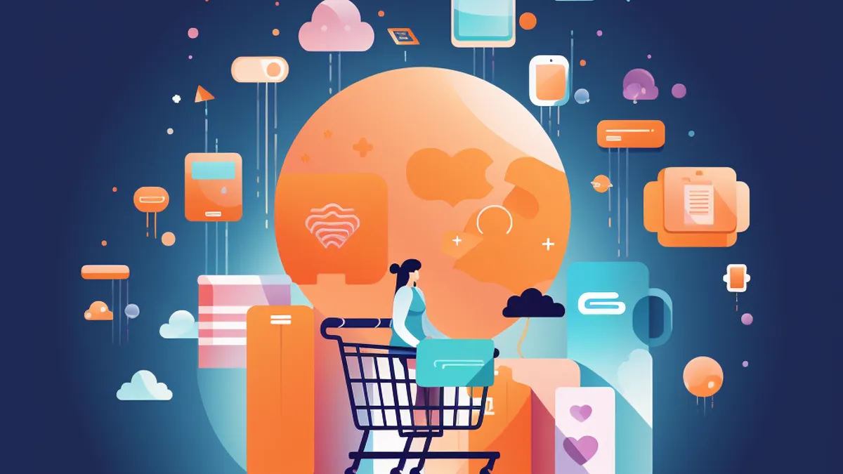 AI depicted shopping experience