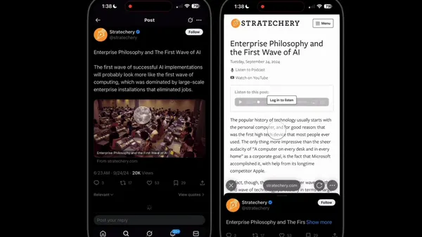 X links in posts